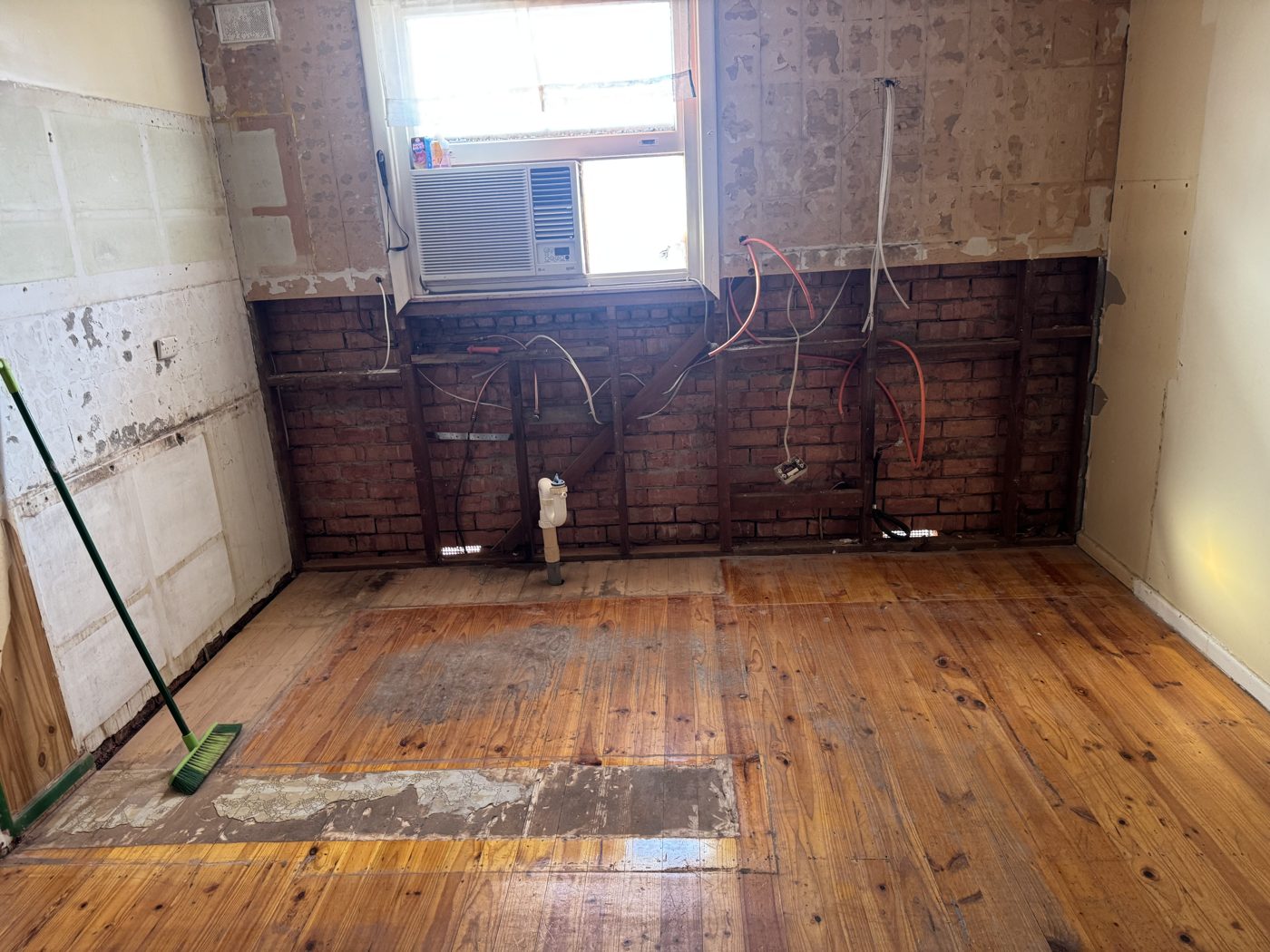 Interior strip out and demolition in progress